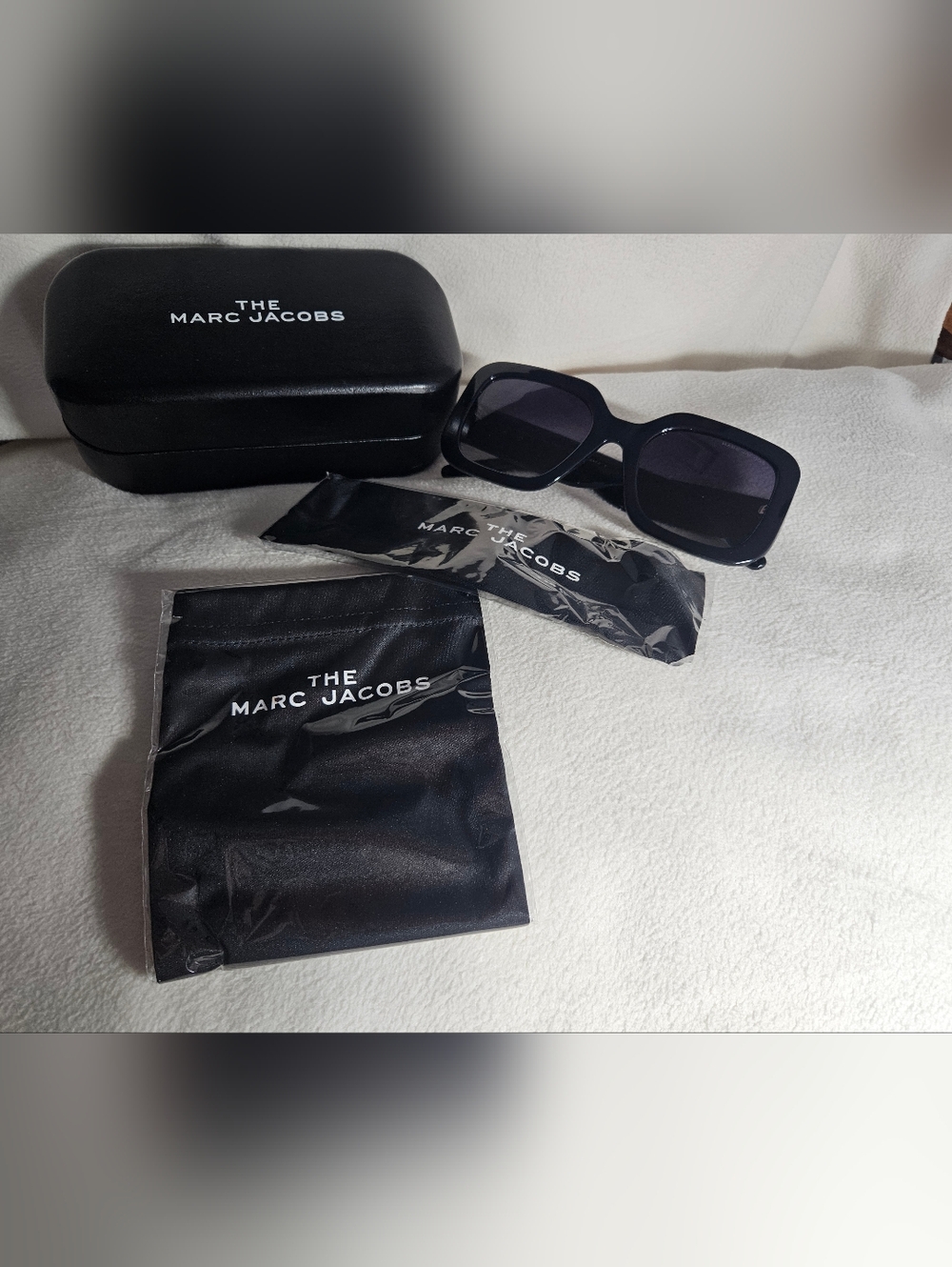 Marc Jacobs Black Oversized Square Sunglasses